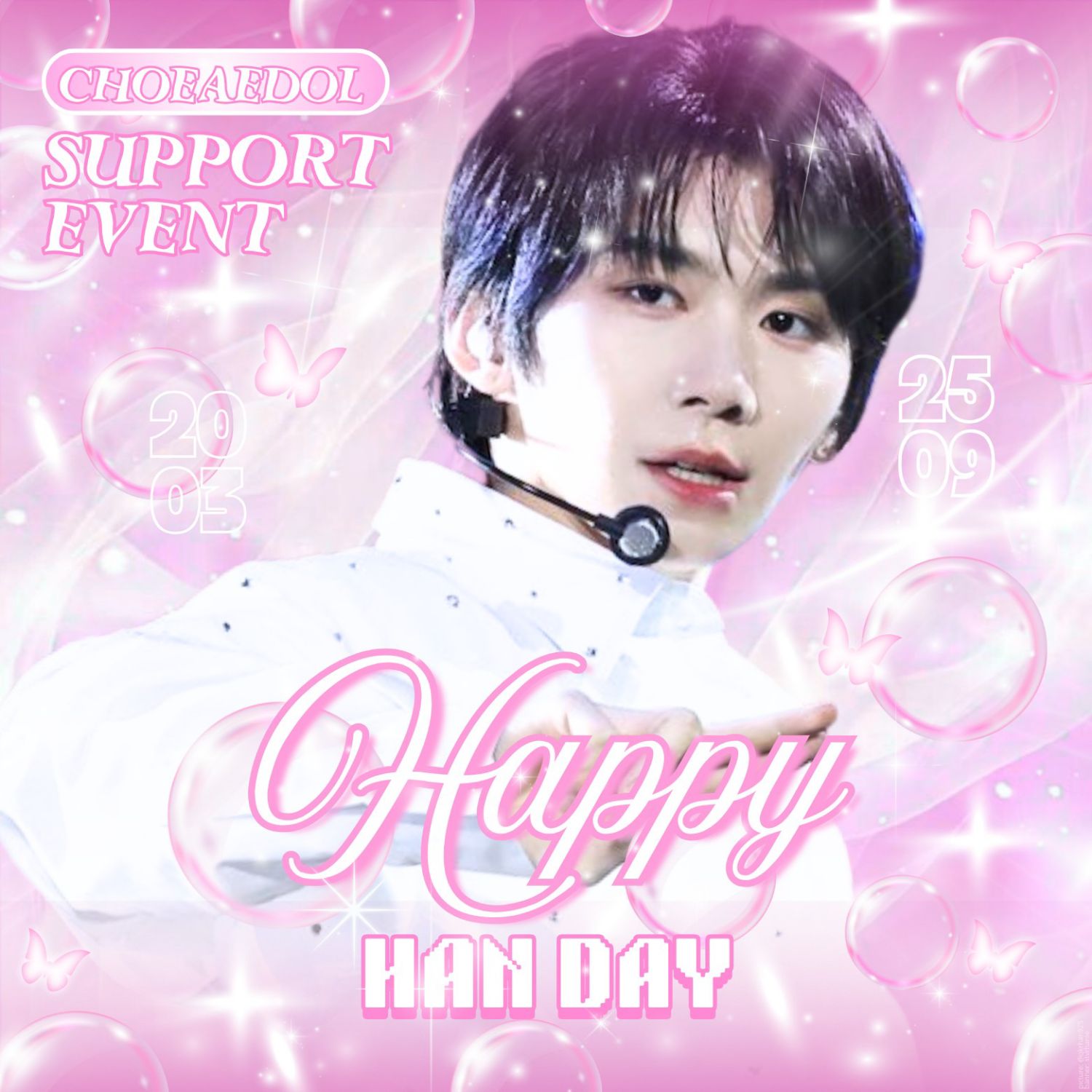 Check Out the Displayed Fan Ad for AHOF Park Han on September 25, 2025 ...